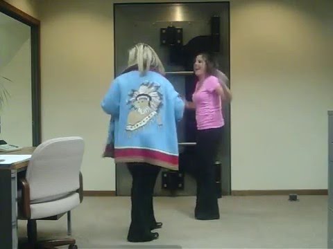 Dancin' in the bank!