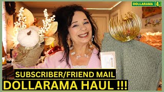*AWESOME DOLLARAMA HAUL & FRIEND MAIL* BEAUTY*HOME*SEASONAL* #trending #canada #beauty  #haul