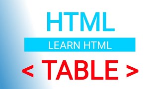 How To Create Table with ROWSPAN and COLSPAN - HTML | Table in HTML