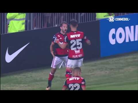 Un contundente Flamengo no dejó dudas ante Palestino y pasó a octavos