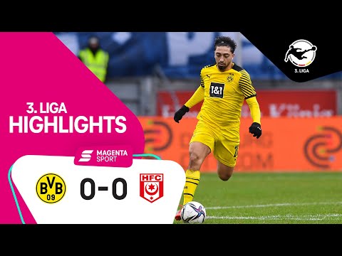 Borussia Dortmund II - Hallescher FC | Highlights 3. Liga 21/22
