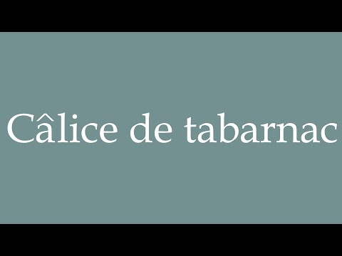 How to Pronounce ''Câlice de tabarnac'' Correctly in French