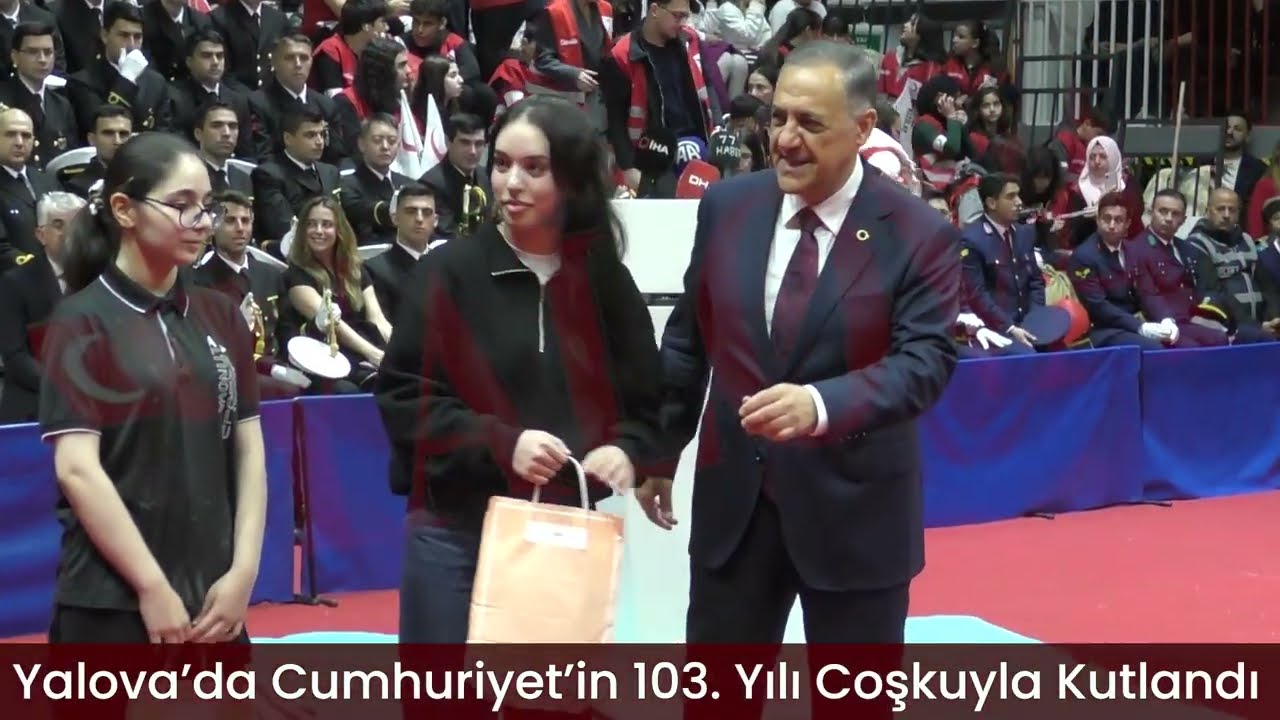 Yalova’da Cumhuriyet’in 103. Yılı Coşkuyla Kutlandı