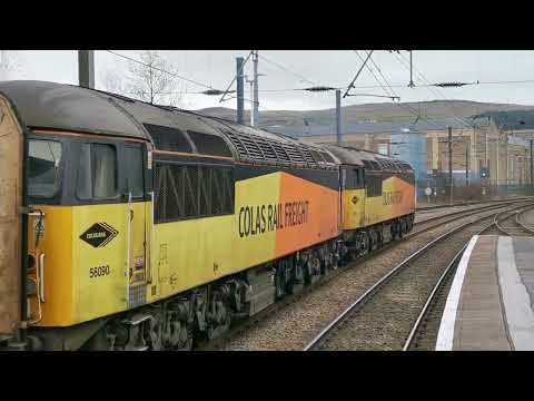 56096/56090 dit 6z15 Carlisle Yard - Doncaster Roberts Road, Sat. 4th March 2023