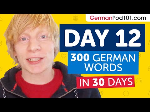 Day 1 10 300 Learn 300 German Words in 30 Days Challenge