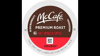 McCafe Premium Roast Coffee (Quick Review)