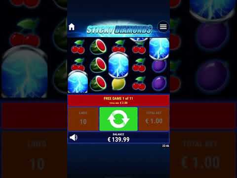 MONSTERWIN!! Sticky diamonds slot! 242x win!