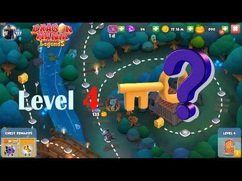Where is the key in level 4 ? [ Haunted Heroes Event ] - Dragon Mania Legends , Part 1582 HD