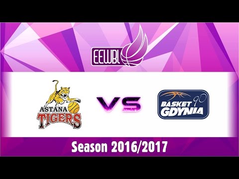Astana Tigers vs Basket 90 Gdynia - EEWBL 03.12.16 Gdynia
