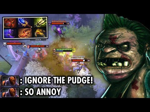 The Most Annoying Raid Boss Pudge in 7.30 - No one want to hit him!!