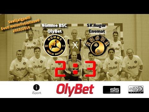 Nõmme BSC OlyBet - SK Augur Enemat 2:3 | Estonian Futsal Saaliliiga 2015/2016