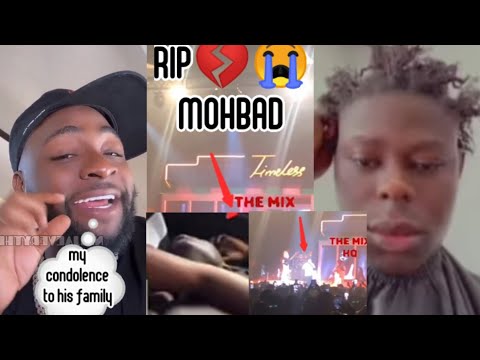 Davido STOP His Show In MANCHESTER As He Pay Last Respect To MOHBAD