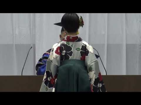 令和3年度金沢大学学位記・修了証書授与式