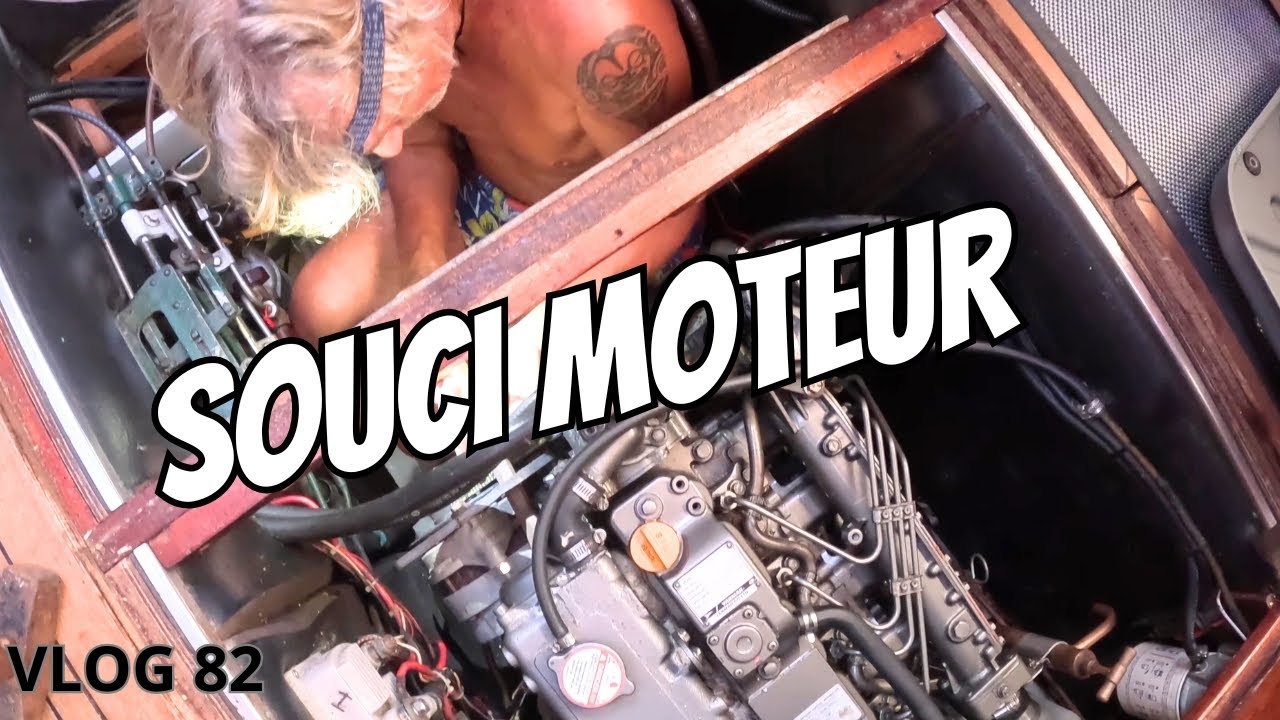 Engine trouble & stuck anchor + unexpected regatta. Vlog 82