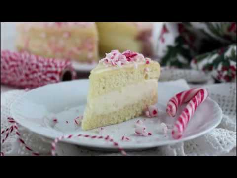 Candy Cane Cake alla crema bavarese