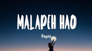 Download lagu Rayola - Malapeh Hao (Lirik Lagu) mp3 Download lagu Rayola - Malapeh Hao (Lirik Lagu) mp3