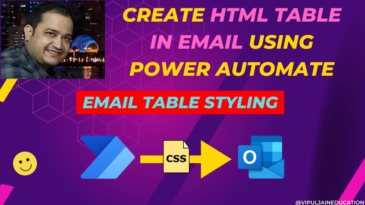Styling HTML Tables with CSS in Power Automate