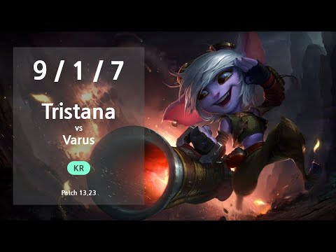 Tristana ADC vs Varus - KR GrandMaster Patch 13.23