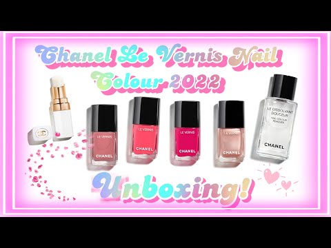 Chanel Le Vernis Nail Colour | 2022 - UNBOXING ! ❤︎