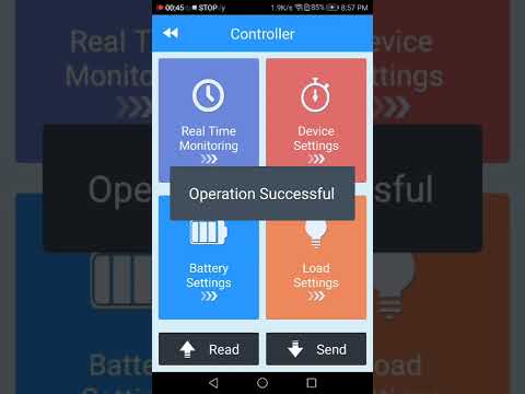 How to configure the ePever Solar Charge Controller via wifi and the ePever