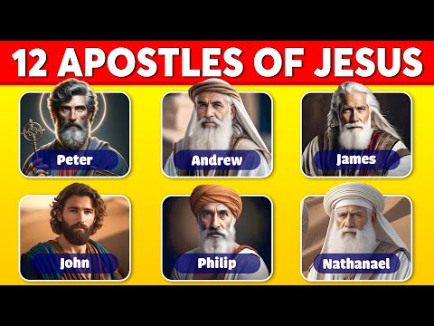 Bible Quiz | The 12 Apostles of Jesus (Part 1) - 50 Bible Questions To Test Your Bible Knowledge