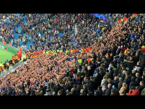 *WILD* Dinamo Zagreb Fans at Man City