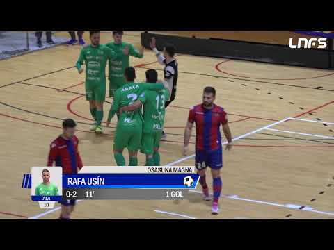 Gol Rafa Usín (0-2) Levante UD FS - Osasuna Magna. 1Div, J12