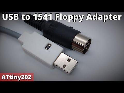 DiskBuddy64 - USB to IEC Floppy Adapter - ATtiny202