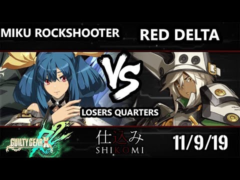 Shikomi GGXRD - Red Delta (Ramlethal) Vs. Miku Rockshooter (Dizzy) Guilty Gear Xrd REV 2 L. Quarters