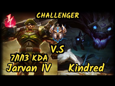 Nji (JARVAN IV) vs KINDRED - 7/1/13 KDA JUNGLE CHALLENGER GAMEPLAY - EUW