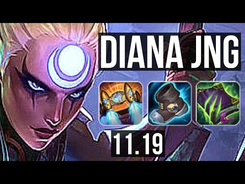 DIANA vs OLAF (JUNGLE) | 9/1/10, 700+ games, 1.2M mastery, Dominating | NA Master | v11.19