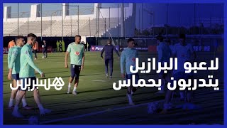 في أجواء حماسية .. راقصو السامبا يجرون مرانهم الثالث في طنجة استعداد للقاء الأسود thumbnail