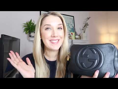 Gucci Soho Disco Small Black Leather Cross Body Bag - Handbag Review and Unboxing