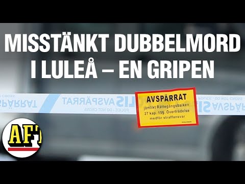 Man och kvinna hittades döda i Luleå – ung man gripen
