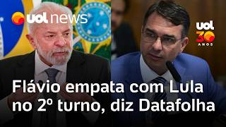 Datafolha: Flávio Bolsonaro empata com Lula no 2º turno; veja cenários completos da nova pesquisa