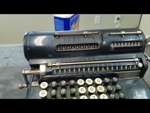 The Elusive Marchant KE Mechanical Calculator Repair/Rebuild part #A - Intro/Initial Checkout