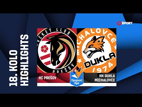 18. kolo: HC Prešov - HK Dukla Michalovce 4:3 (0:2, 0:1, 4:0)