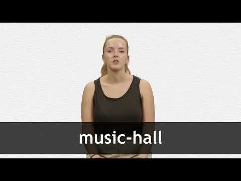 How to pronounce MUSIC-HALL in French