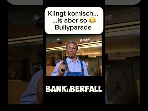 Banküberfall mit Peter 😂 Bullyparade #bullyparade #comedy