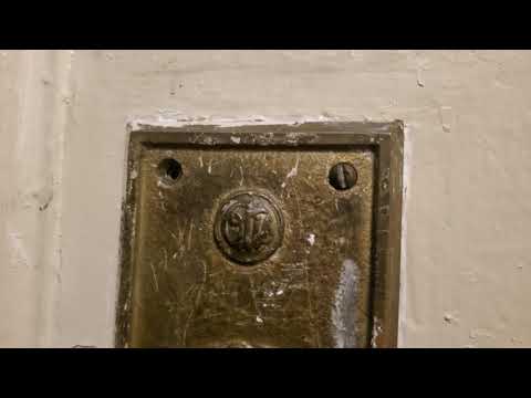 AWESOME Vintage 1927 Otis Black Button Gated Traction Elevator at Mid-Wilshire Plaza Los Angeles, CA