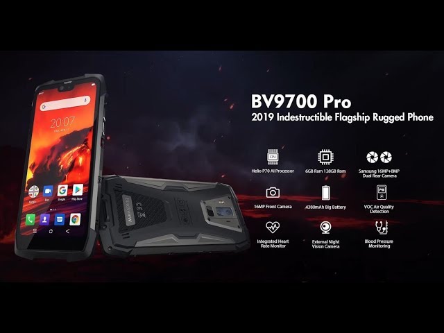 Blackview BV9700 Pro 4G 6GB 128GB 5.84" Gris video