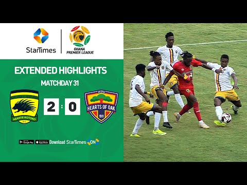 Kumasi Asante Kotoko 2-0 Accra Hearts of Oak | Highlights | Ghana Premier League