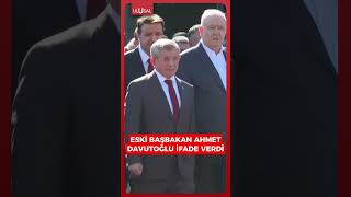 Eski Başbakan Ahmet Davutoğlu Cumhurbaşkanı'na hakaret suçlamasıyla if