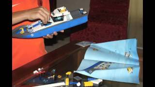 preview picture of video 'Lego Police Boat Build'