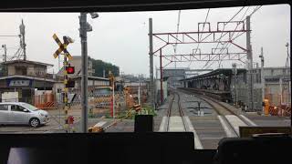 ◉東武野田線- 連続立体工事B -前面展望 (野田市〜愛宕)