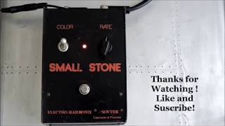 Video thumbnail for Electro Harmonix Small Stone Black Russian demo by MSMWorkshop