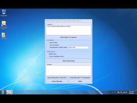 Find Folders That Do or Do Not Contain Certain Files or Folders Software