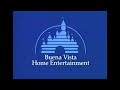 Buena Vista Home Entertainment 1999 Walt Disney Pictures 1985 Logo Style