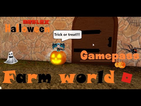 HALLOWEEN GAMEPASS In FARM WORLD!!!! A Roblox Game