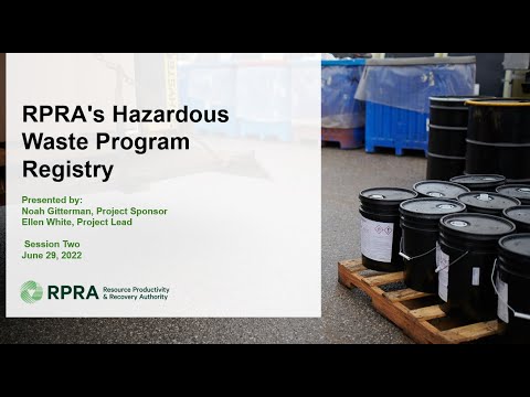 HWP Registry webinar: Session Two, June 29, 2022